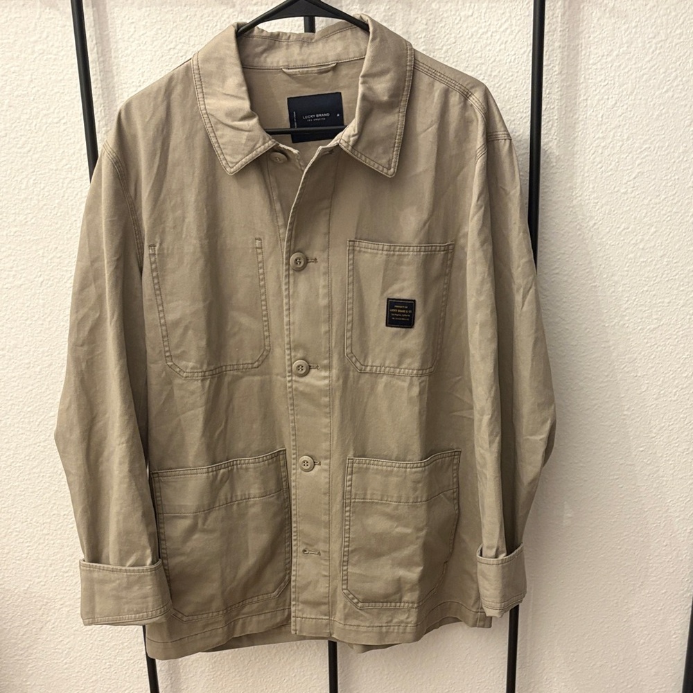 Lucky Brand Men's Khaki Cargo Jacket